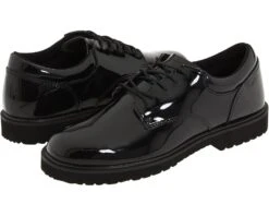 Bates Footwear High Gloss Uniform Oxford