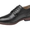 Johnston & Murphy Kids Conard Cap Toe (Little Kid/Big Kid) -Clarks Shop 81ouYnh0aSS. AC SR920736